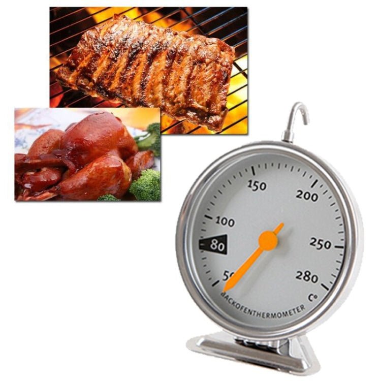 Utensili da cucina con termometro da forno in acciaio inossidabile resistente alle alte temperature, Hanging Oven Thermometer