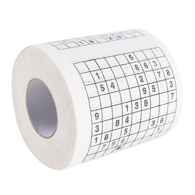 3 rotoli di carta igienica Sudoku creativa per il viso, 3 Rolls - Novalix Store