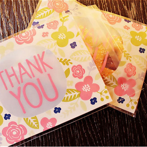 100 pz. Sacchetti da forno Sacchetti di caramelle Sacchetti di biscotti Sacchetti di pasticceria piccoli Sacchetti autoadesivi per sapone fatto a mano, Self-adhesive Bags