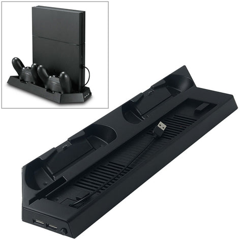 KJH PSLIM-03 Ventola di raffreddamento con staffa host multifunzione Caricatore ventola con staffa macchina ultrasottile per console PS4 / SLIM, PSLIM-03