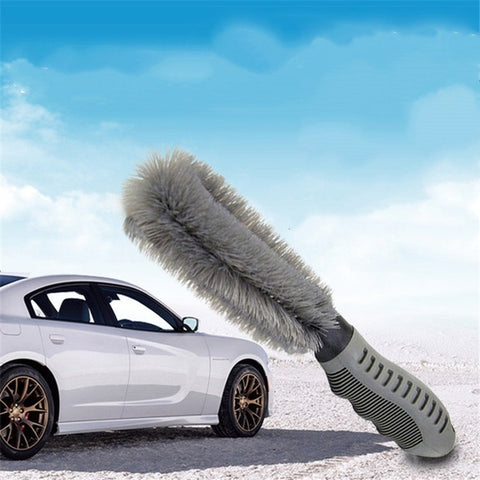 Outil pour la pulvérisation de la route de l'automobile, spazzola pour la pulvérisation des spazi, produits pour la pulvérisation à double usage de l'automobile domestique, brosse pour roues de voiture