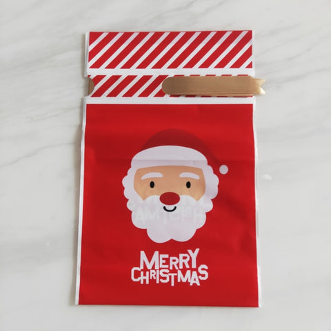 Borsa regalo natalizia da 100 pezzi, confezione di biscotti con coulisse, borsa per biscotti natalizi, Drawstring Bundle Cookie Bag