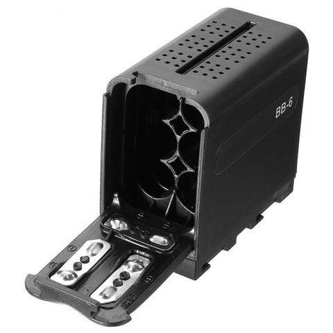 Batterie universelle BB-6 AA pour caméra F970 Batterie universelle pour éclairage de remplacement de la lumière de l'appareil photo à LED