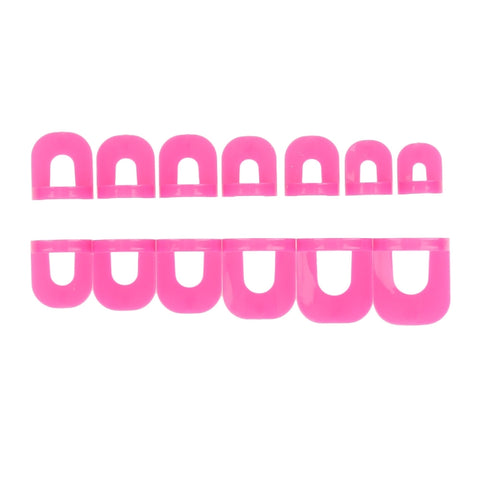 3 Set Gel per unghie per manicure Modello Clip per unghie Colla per bordi Strumento per prevenire il traboccamento Accessori per strumenti per nail art