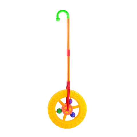 Trolley Toys Baby Walker Spingitore a ruota singola Consegna colore casuale, Single Wheel Pusher