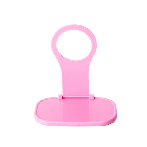 Support en plastique pour téléphone portable en plastique créatif pour 4 personnes. Compagno di ricarica per telefono cellulare portable, consegna a colori casuale