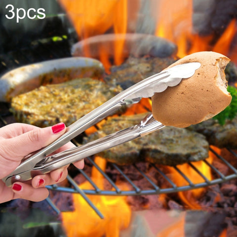 3 pièces de clip pour aliments en acciaio inossidabile da 9 pollici par pane, clip pour barbecue, instruments pour la cuisine, Clip pour barbecue à pain