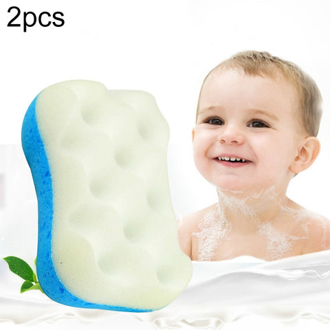 2 pezzi di spugna da bagno per la cura della pelle profonda, detergente esfoliante, spazzola per spugna da doccia, Deep Skin Care Bath Sponge