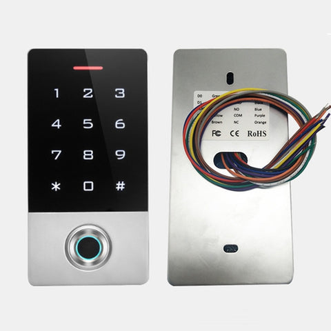 Macchina multifunzione all-in-one per il controllo degli accessi con password di scorrimento delle impronte digitali impermeabile in metallo