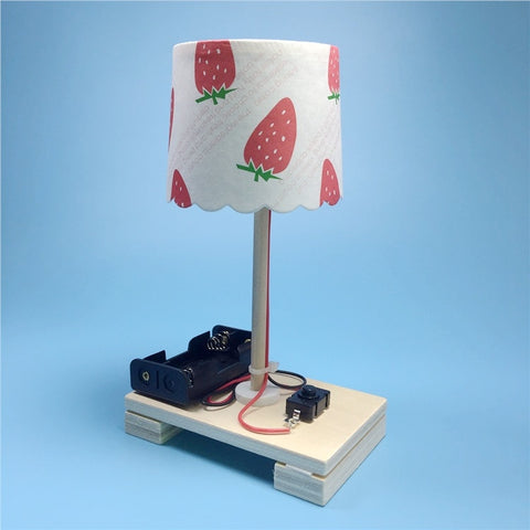 Lampada da tavolo piccola creativa fai-da-te Tecnologia Piccola produzione Studenti della scuola primaria Manuale Esperimento di scienza dei materiali, DIY Small Table Lamp