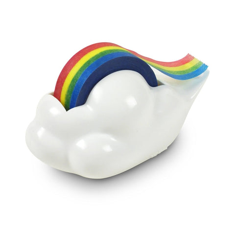 Taglierina in gomma per sedile con nastro arcobaleno Creative Cloud, Rainbow Tape
