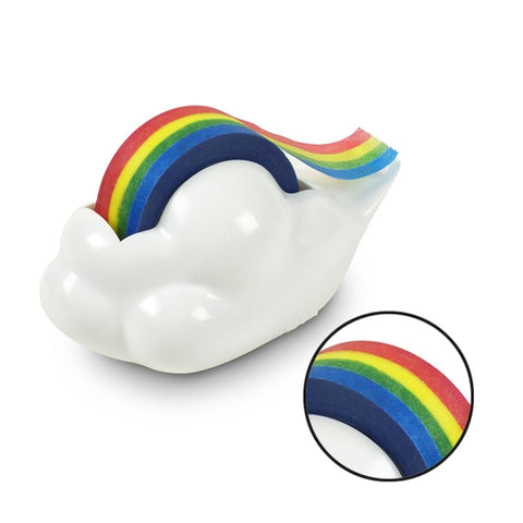 Taglierina in gomma per sedile con nastro arcobaleno Creative Cloud, Rainbow Tape