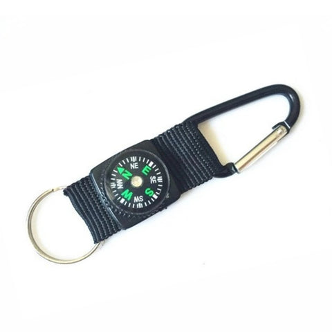 Mini-moschettone pratique de l'esterno en jambe d'aluminium de 5 pièces avec buse et portachiavi, consegna colore casuale