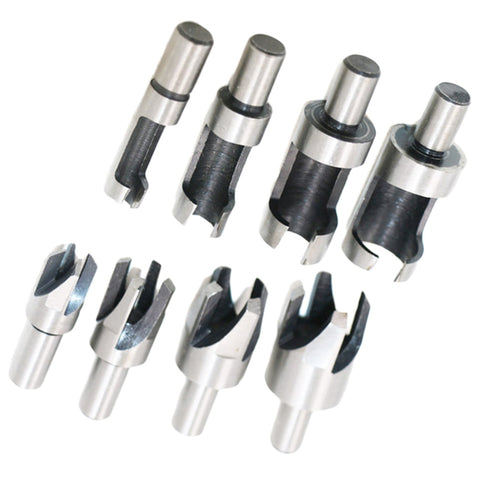 Punzone per la lavorazione del legno con cavatappi in acciaio al carbonio 8 in 1, 8 In 1 Corkscrew