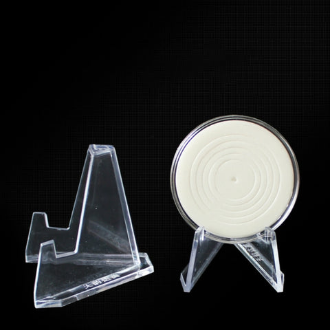 Portamonete per raccolta badge con treppiede in acrilico, Tripod Coin Display Rack