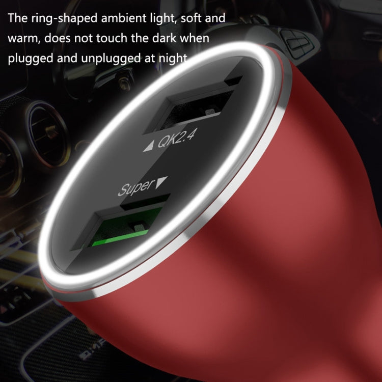 Fast Charge Dual Ports Car Charger - QIAKEY QK Series