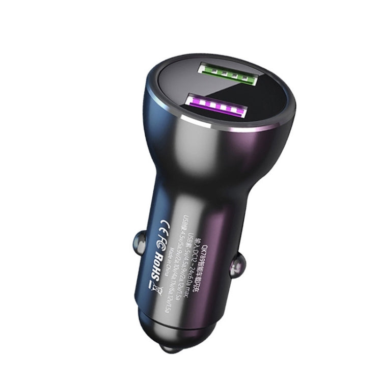 Fast Charge Dual Ports Car Charger - QIAKEY QK Series