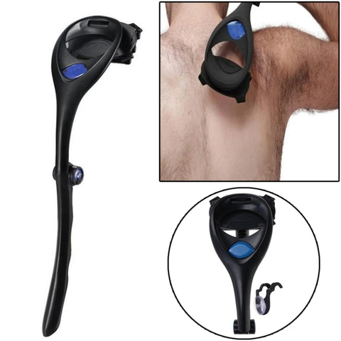 Coltello da barba pieghevole indolore con manico lungo epilatore posteriore, Long Handle Shaver