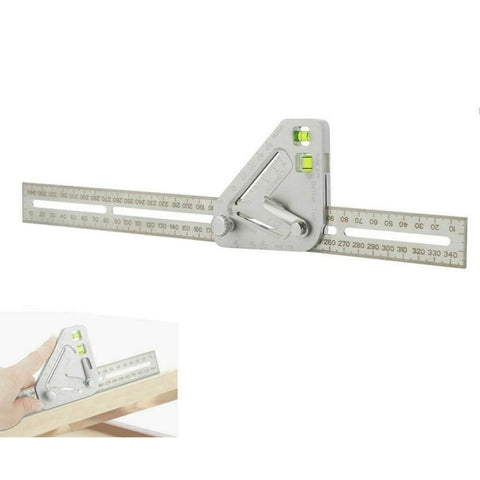 Strumento di misurazione del righello triangolare multifunzionale per la lavorazione del legno, Triangle Ruler