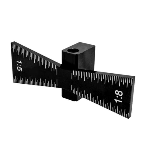 Strumento compatto per la lavorazione del legno con marcatore a coda di rondine in lega di alluminio, Dovetail Line Marker