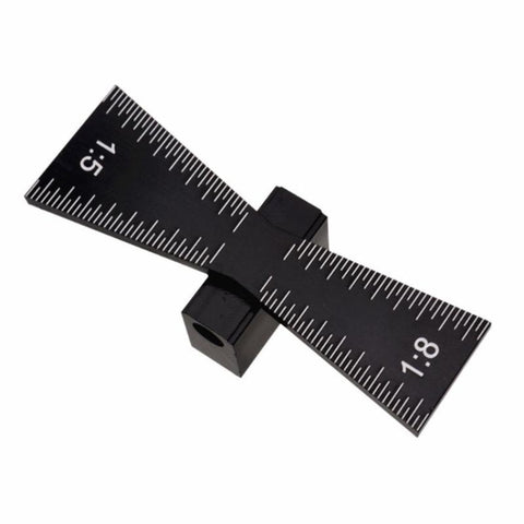 Strumento compatto per la lavorazione del legno con marcatore a coda di rondine in lega di alluminio, Dovetail Line Marker