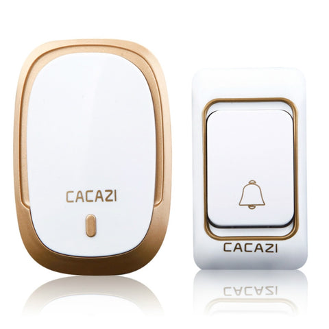 Campanello impermeabile wireless Smart Music cercapersone CACAZI K01, consegna colore casuale, spina USA / UE / Regno Unito