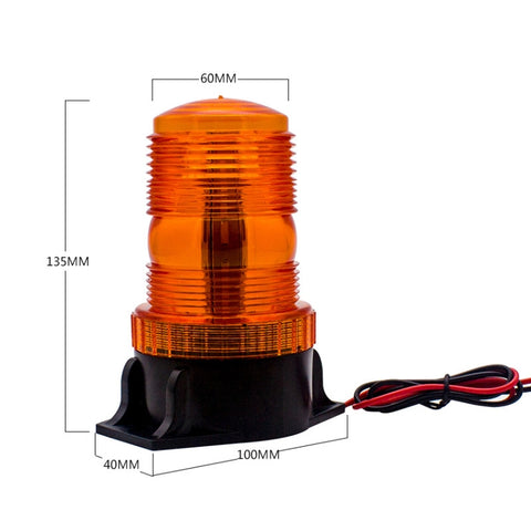 Lumières d'avertissement pour chariots d'ascenseur 10-110 V Lumières stroboscopiques pour l'école Construction de trafic Panneau LED pour véhicules d'ingénierie Lumières flash, feux d'avertissement pour chariots élévateurs
