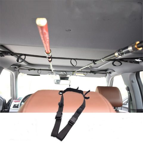 Luya Supporto per canna da pesca per auto, cinturino per supporto per canna da pesca, support de canne à pêche de voiture