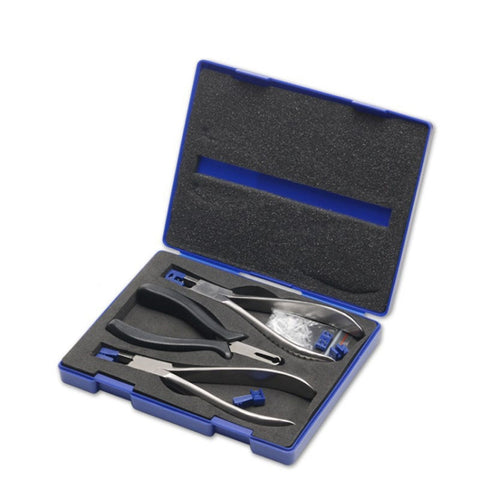 Ensemble de pinces pour les yeux professionnels en acciaio inossidabile Kit d'instruments de montage pour le montage sans montage pour la réparation de la monture pour les yeux, ensemble de pinces à lunettes