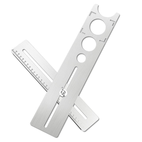 Positionneur universel de trou pour piastrelle Dispositif multifonctionnel pour la mise en place de la perforation du marbre Dispositif de mise en place réglable pour piastrelle pour pavés à parements, Positionneur de trou universel pour carrelage