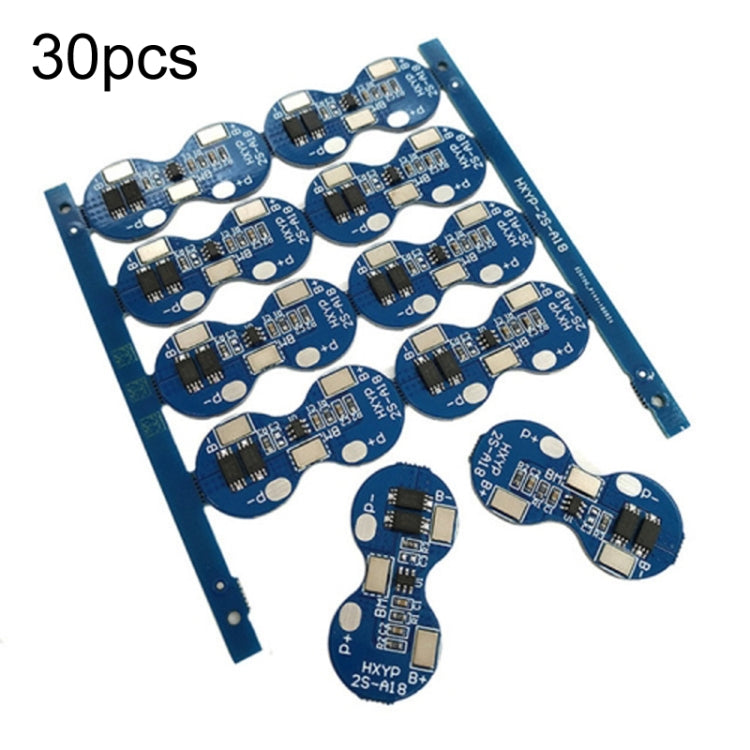 30 PCS 18650 Lithium Battery Protection Board - 4A Tandem