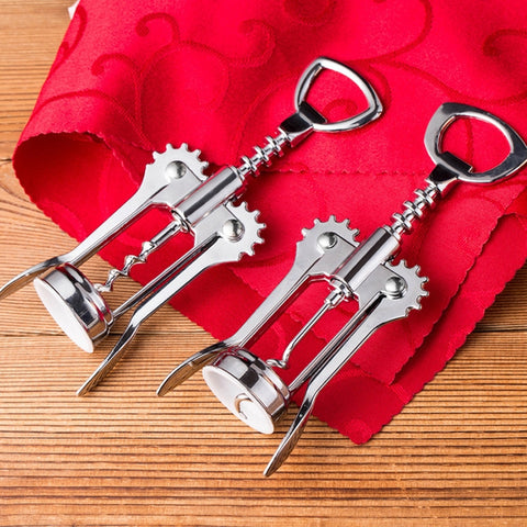 Gadget de cuisine pour apribottiglie per vino rosso multifonctionnel en longueur de zinc pour 2 personnes, ouvre-bouteille en alliage de zinc