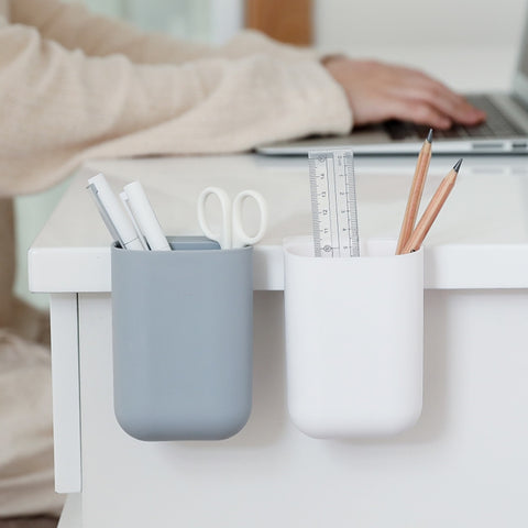6 portapenne appiccicoso da tavolo da tavolo, può appendere portapenne per ufficio, cancelleria e scatola di smistamento, colore casuale, Pen Holder