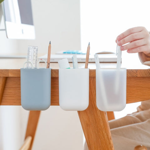 6 portapenne appiccicoso da tavolo da tavolo, può appendere portapenne per ufficio, cancelleria e scatola di smistamento, colore casuale, Pen Holder