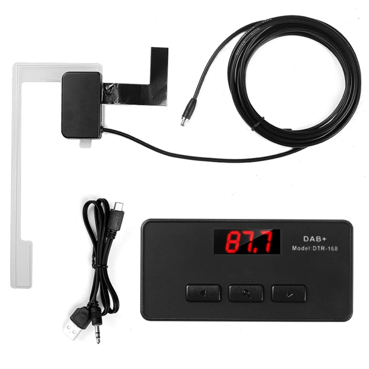 Scatola ricevitore per trasmissione digitale DAB+ Scatola ricevitore DAB+ per auto con inoltro FM, with FM Forwarding