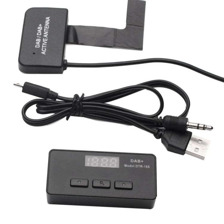 Scatola ricevitore per trasmissione digitale DAB+ Scatola ricevitore DAB+ per auto con inoltro FM, with FM Forwarding