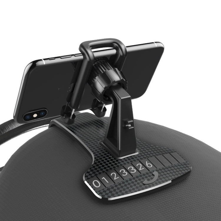 Supporto per telefono cellulare per auto, fibbia per carrello per strumenti, clip interna, staffa di navigazione per telefono cellulare con targa, Navigation Bracket With Number Plate