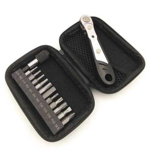 Ensemble d'instruments de réparation combinés pour mini-chiavi à crichetto de 36 dents par VTT