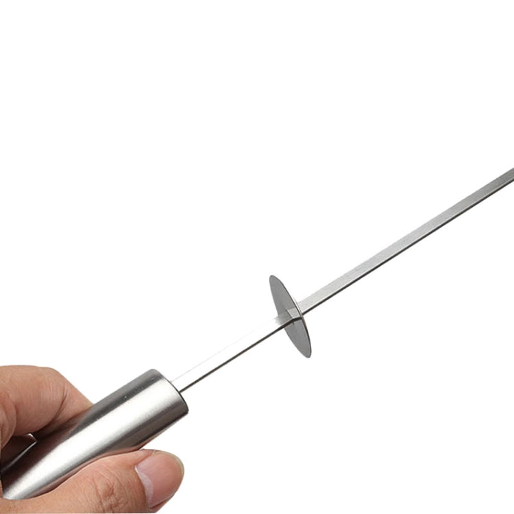 Stainless Steel BBQ Skewers with Heat-Proof Handles - 5 Pack