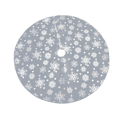 Decorazioni natalizie Gonna per albero di fiocchi di neve Decorazione per accessori per albero di Natale, Snowflake Tree Skirt