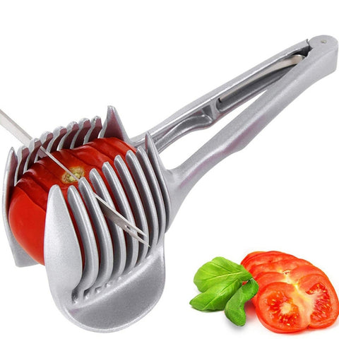 2 pièces en lega di alluminio, affettatrice par pomodoro, citron vert, affettatrice par uova, trancheuse à tomates