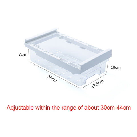 Scatola portaoggetti per frigorifero Tipo con cassetto sospeso Scatola portaoggetti trasparente Scatola portaoggetti trasparente per frutta e verdura, Refrigerator Storage Box