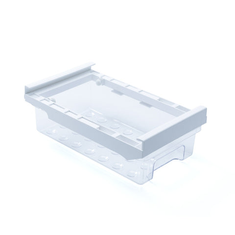 Scatola portaoggetti per frigorifero Tipo con cassetto sospeso Scatola portaoggetti trasparente Scatola portaoggetti trasparente per frutta e verdura, Refrigerator Storage Box