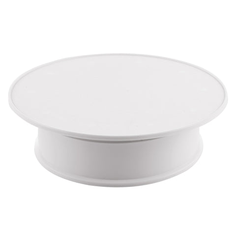Giradischi elettrico rotante da 30 cm, a 360 gradi, espositore, puntelli per riprese video, giradischi per fotografia, carico 4 kg, spina americana (bianco), 30cm(W)