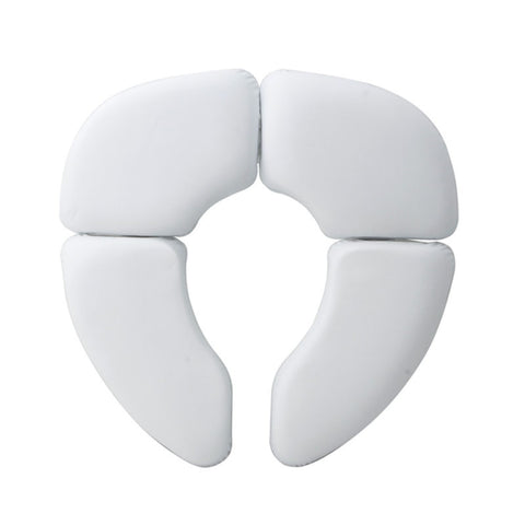 5 pezzi, morbido per la pelle, coprisedile pieghevole per vasino, sedile per WC imbottito pieghevole da viaggio per bambini, Toilet Seat