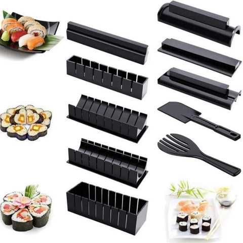 10 pièces/ensemble de timbres par palette de riz pour sushi fai da te con alghe, 10 pièces/ensemble