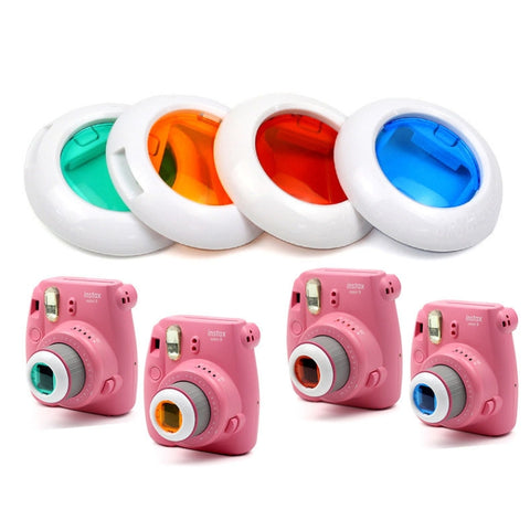 Filtro colorato per lenti colorate ravvicinate per videocamera Polaroid Fujifilm Instax Mini 9 8 8 7S KT Fotocamere a pellicola istantanea, For FUJIFILM Instax Mini 9
