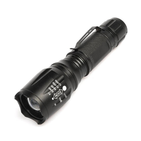 Mini Torcia avec clip pour penna T02 Torcia a LED avec zoom télescopique T6 Torcia abbgliante imperméable pour esterni, T02 Pen Clip