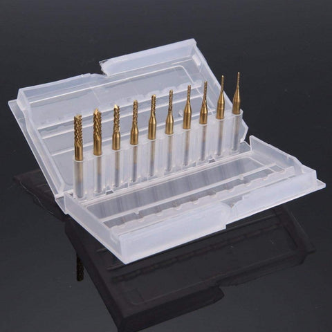 10 pièces/ensemble fraise en métal dur rivets en titane pour incision du bord du coltello fraiseuse CNC, fraise