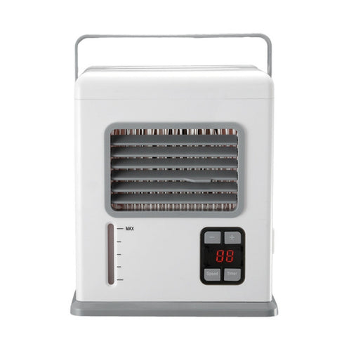 Raffreddatore d'aria da tavolo Batteria plug-in Aria condizionata a doppio uso Display digitale intelligente Mini dispositivo di raffreddamento dell'aria